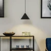 Hængelampe Zenith S med metalskærm i sort