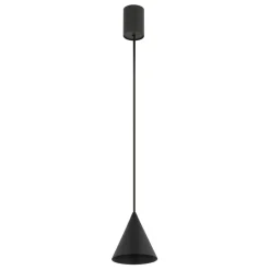 Hængelampe ZENITH, sort, Ø 11 cm, metal, GU10