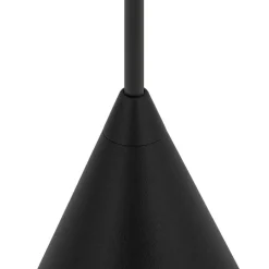 Hængelampe ZENITH, sort, Ø 11 cm, metal, GU10