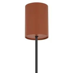 Hængelampe ZENITH, terrakotta, Ø 11 cm, metal, GU10