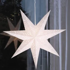 Hængende papirstjerne Romantic Star