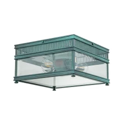 Holborn udendørs loftslampe, alge-finish