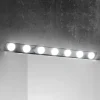Hollywood LED-spejllampe, 85 cm, 7 lk.