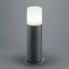 Hoosic sokkellampe i trykstøbt aluminium, antracit
