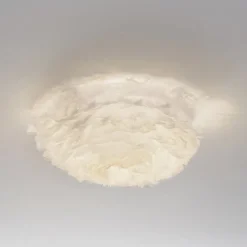 Hvid designer loftlampe Eos up