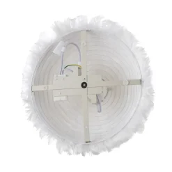 Hvid designer loftlampe Eos up