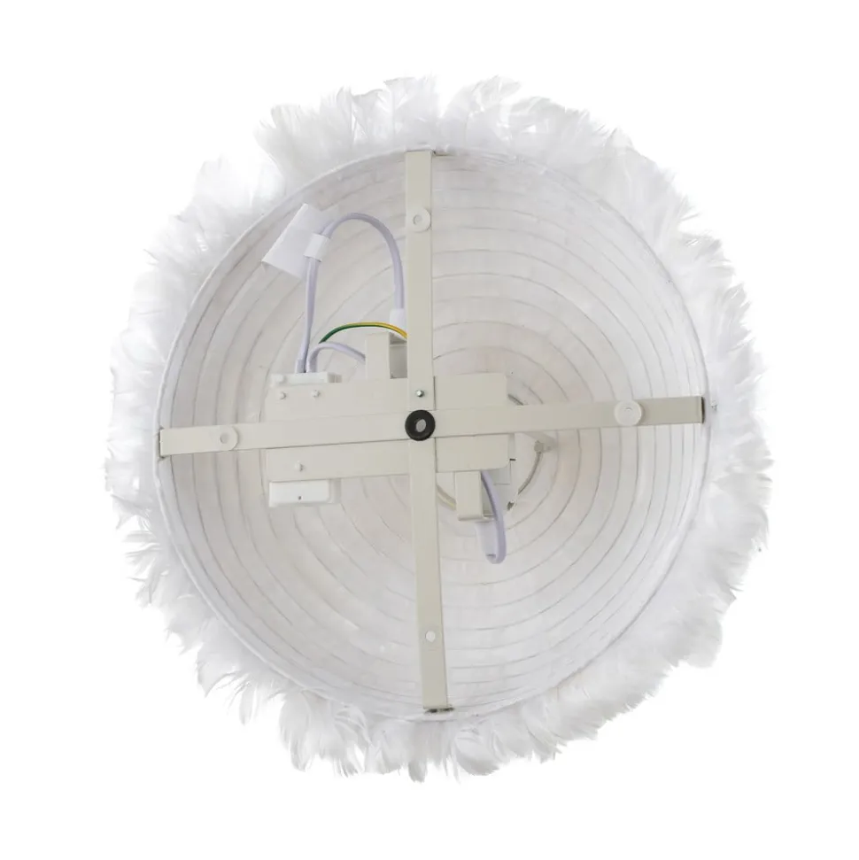 Hvid designer loftlampe Eos up