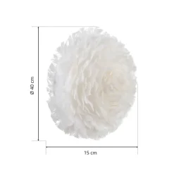 Hvid designer loftlampe Eos up