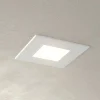 Hvid LED-indbygningslampe Klaus til indbyggede kasser