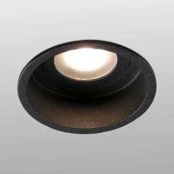 Hyde spot 1 lyskilde stel rund IP44 sort