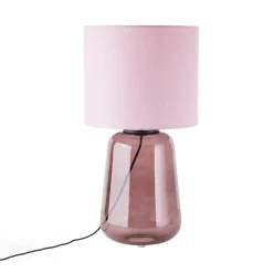 Hydra bordlampe, højde 56,5cm mauve/violet
