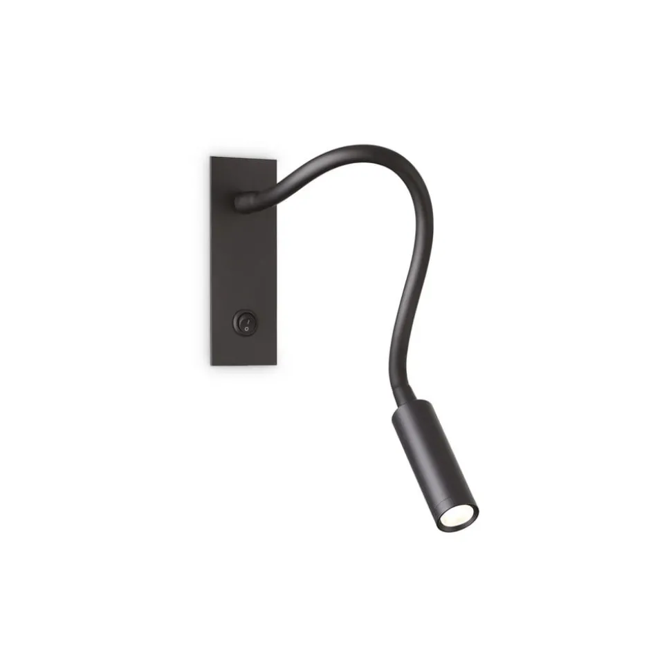 Ideal Lux Io LED indbygningslampe, sort