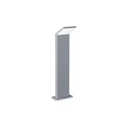 Ideal Lux LED-gadelampe Stil grå, højde 50 cm aluminium 3.000 K