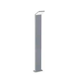 Ideal Lux LED-gadelampe Style grå højde 100 cm aluminium 3.000 K
