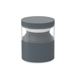 Ideal Lux LED-sokkellampe Boeing, antracit, højde 15 cm