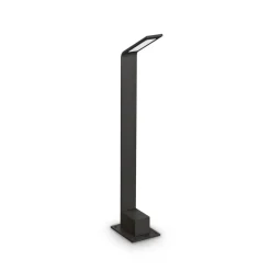 Ideal Lux LED-vejlampe sort 3.000 K højde 60 cm aluminium