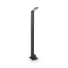Ideal Lux LED-vejlampe sort 3.000 K højde 80 cm aluminium