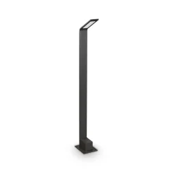 Ideal Lux LED-vejlampe sort 3.000 K højde 80 cm aluminium