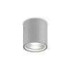 Ideal Lux loftlampe Gun, grå, aluminium, IP44, GU10