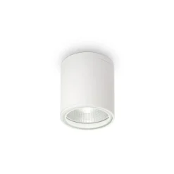 Ideal Lux loftlampe Gun, hvid, aluminium, IP44, GU10