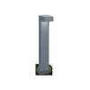 Ideal Lux Sirio vejlampe, antracit, aluminium, højde 60 cm