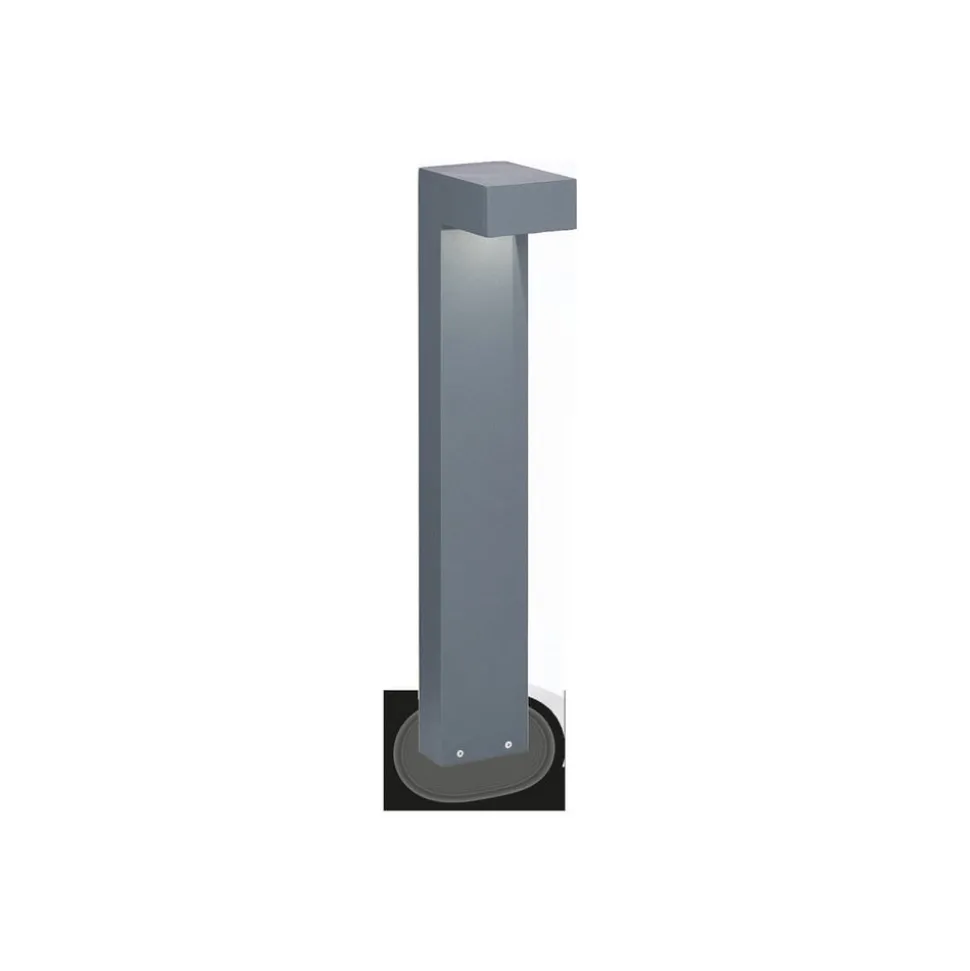 Ideal Lux Sirio vejlampe, antracit, aluminium, højde 60 cm