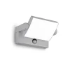 Ideal Lux udendørs væglampe med sensor Swipe grå metal 3.000K