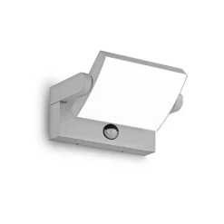 Ideal Lux udendørs væglampe med sensor Swipe grå metal 3.000K