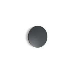 Ideal Lux udendørs væglampe Punto antracit Ø 18 cm, metal