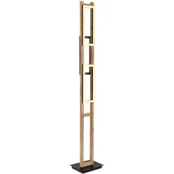 Illa LED-gulvlampe i trædesign