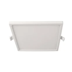 Indbygget loftlampe med LED Alya hvid 18x18cm 2.700 K
