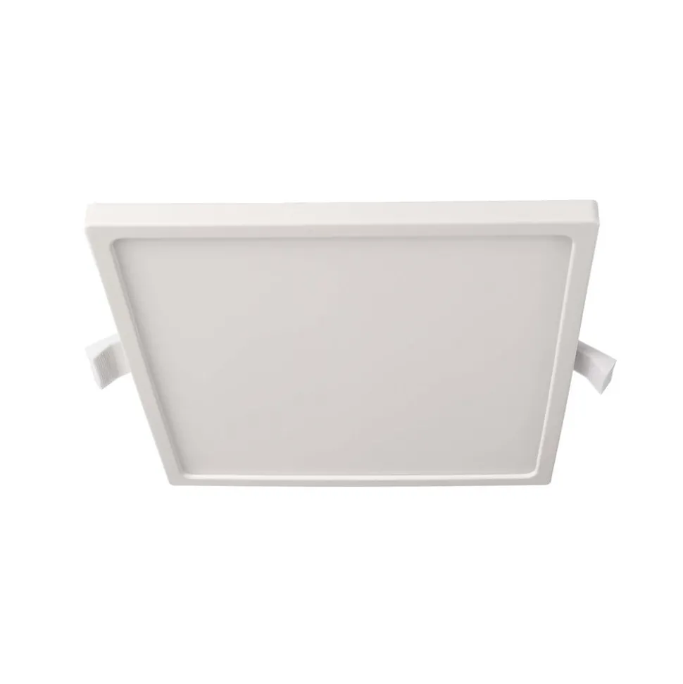 Indbygget loftlampe med LED Alya hvid 18x18cm 2.700 K