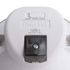 Indbygget loftlampe med LED Acrux, Ø 17 cm, sølvfarvet mat, CCT