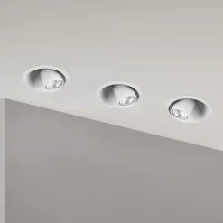 Indbygningsspot Dot, justerbar, hvid