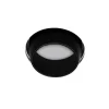 Indbygningsspot Lelanto, sort, gips, Ø 10 cm, GU10
