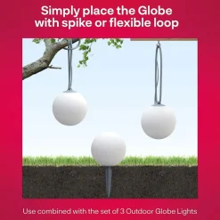 Innr Smart Outdoor Globe Colour LED-kugle, indsats