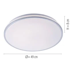 Isabell LED-loftslampe, Ø 49 cm