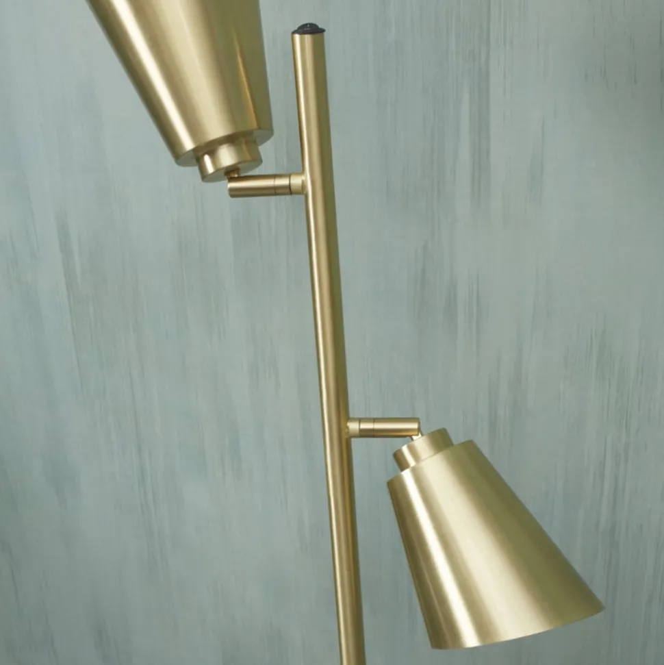 IT'S ABOUT ROMI Bremen gulvlampe, guld