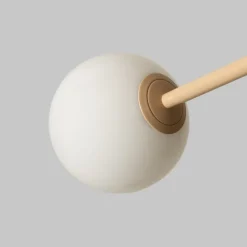 IT'S ABOUT ROMI Gulvlampe Copenhagen, beige, glas, drejelig