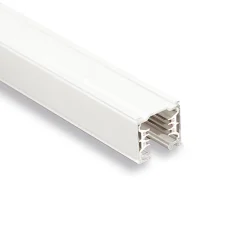 Ivela 3-fase skinne LKM QUADRO DALI, hvid, 400 cm