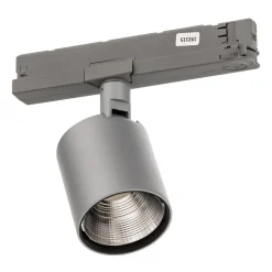 Ivela LED-skinnespot Perfetto Puro, 3-faset sølv 940