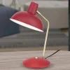 I vintagelook - Fedra bordlampe, rød