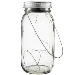 Jamjar - flot solcelle-dekorationslampe i glas