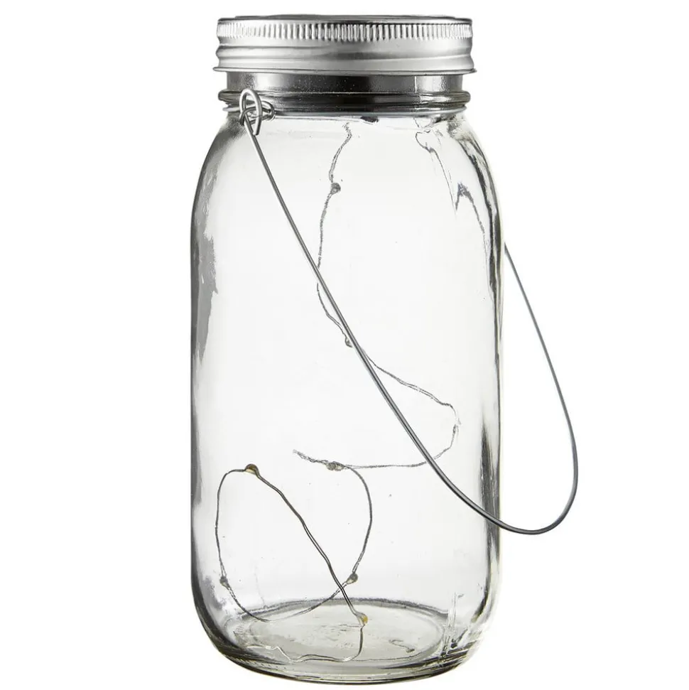 Jamjar - flot solcelle-dekorationslampe i glas