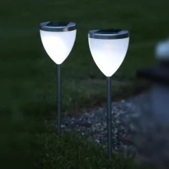 JANNIK dekorativ LED-solcellelampe, sæt m. 2 stk.