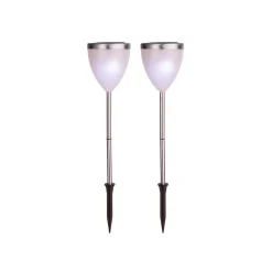 JANNIK dekorativ LED-solcellelampe, sæt m. 2 stk.