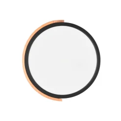 Jano LED-loftlampe, Ø 31,5 cm, 3.000 K, sort