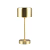 Jeff LED-bordlampe, mat messing, højde 30 cm, metal