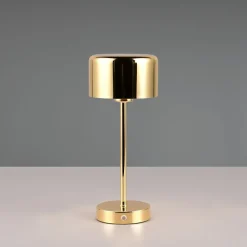 Jeff LED-bordlampe, messing, højde 30 cm, metal