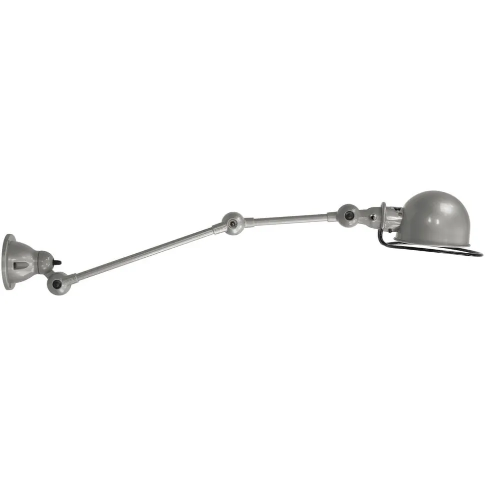 Jieldé Loft D4251 væglampe, leddelt arm, grå